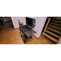 Activa Angular anglies kepsninė su modulinėmis didelėmis ketaus grotelėmis