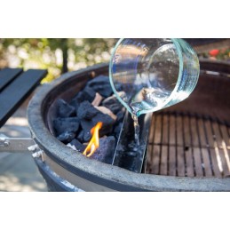 Priedai anglies krepšelis kepsniui 57cm slow n sear deluxe 22