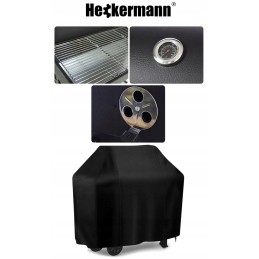 Sodo kepsninė su anglimis, 2 chromuotos grotelės, peleninė, plieninis termometras