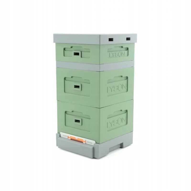 1x ul. Wielkopolski, 10 rėmelių, žalias polistirolas