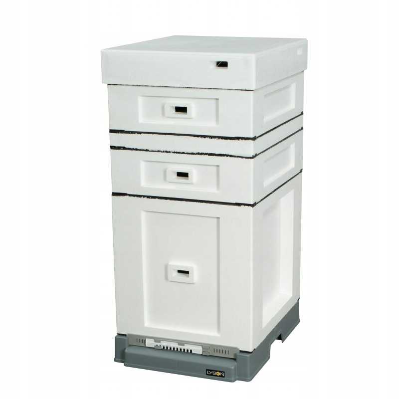 Išplėstas Varšuvos avilys aukštu, higienišku plastikiniu dugnu