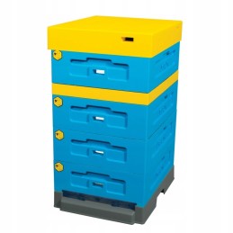 Ul dadant 1/2 su itin higienišku plastikiniu dugnu – dažytas