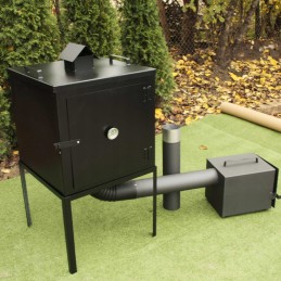 Sodo rūkykla, metalinė, plieninė rūkykla