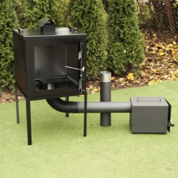 Sodo rūkykla, metalinė, plieninė rūkykla