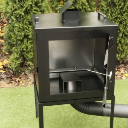 Sodo rūkykla, metalinė, plieninė rūkykla