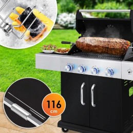 Plieninių grilio iešmelių rinkinys, 107 cm kesserio mėsos iešmas