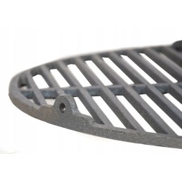 Grilio grotelės, židinys, 54 cm, ketaus, poliruoti