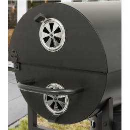 Anglies kepsninė su dangteliu, didelės grotelės, 71 cm, pelenų padėklas, nemokami priedai