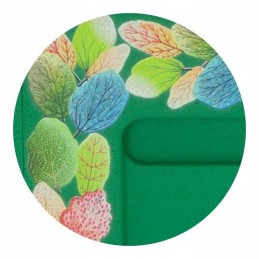 Bičių avilys dadant optima, tamsiai žalias, atspaudas - lapai, nesusukti