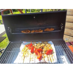 ️Sodo anglis kepsninė su didelėmis grotelėmis 71x35 cm