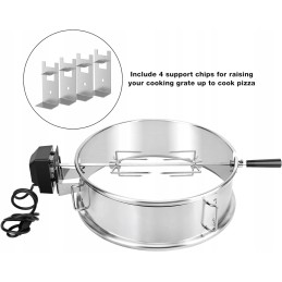 Onlyfire nerūdijančio plieno rotisserie daugiafunkcis rinkinys