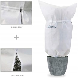 Agrotekstilės maišelis, augalų apsauginis gaubtas, 80 g/m²