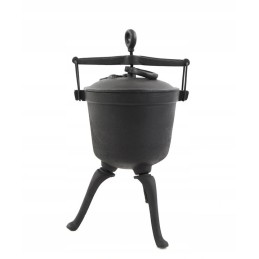 Ketaus medžioklinis virdulys, 5 litrai