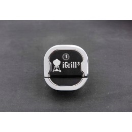 Weber igrill 3 grilio termometras, juodas/sidabrinis, 5,59 x 6,6 x 6,35 cm