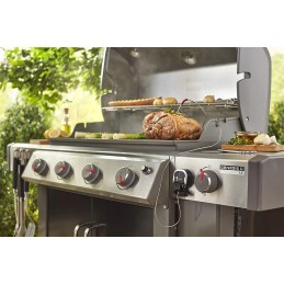 Weber igrill 3 grilio termometras, juodas/sidabrinis, 5,59 x 6,6 x 6,35 cm
