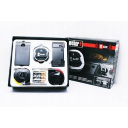 Weber igrill 3 grilio termometras, juodas/sidabrinis, 5,59 x 6,6 x 6,35 cm