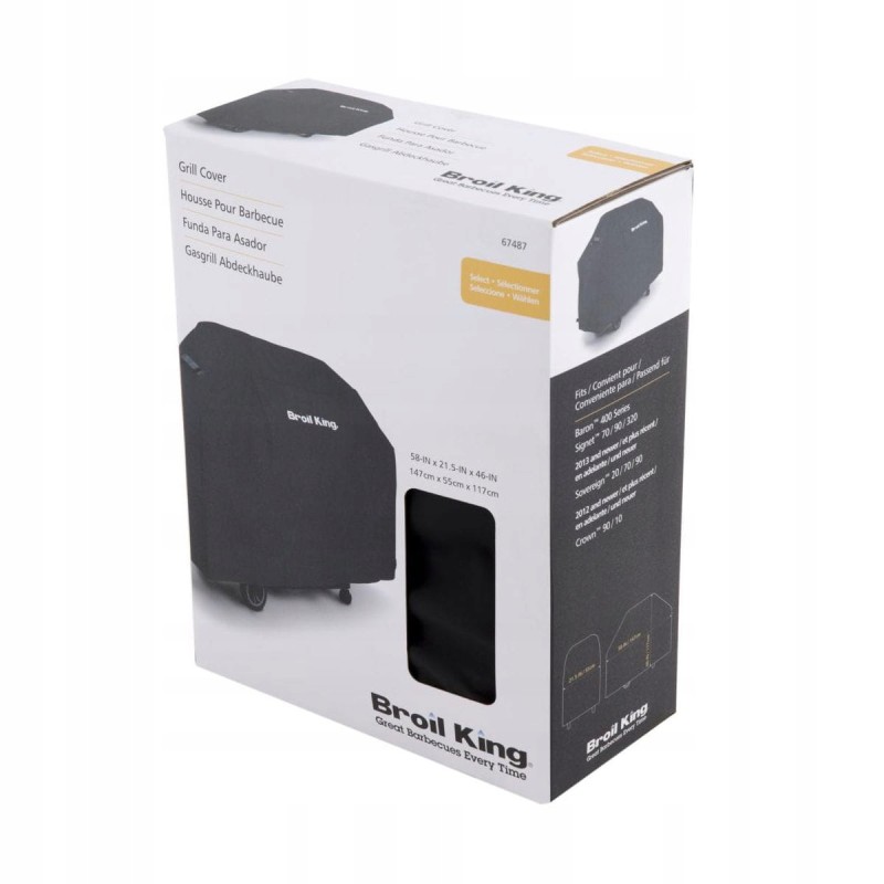 Apsauginis kepsninės dangtelis 117 x 61 x 127 cm vainikinis kepsnys karalius