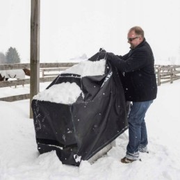 Apsauginis kepsninės dangtelis 117 x 61 x 127 cm vainikinis kepsnys karalius