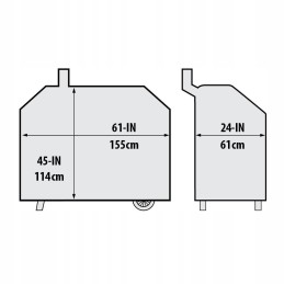 Aukščiausios kokybės dangtis Regal Pellet 500 Broil King kepsninėms
