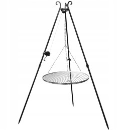 Sodo trijų kojų grilis, 185 cm, ritė