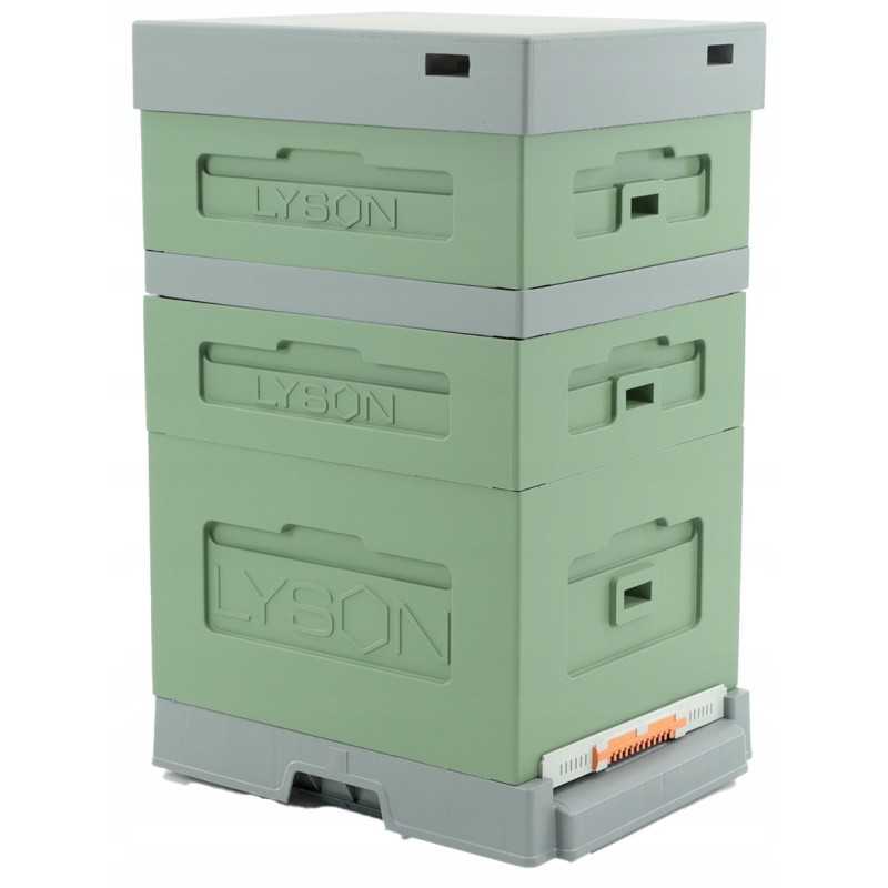 Bičių dadantas su aukštos higieniškos plastiko dugnu,