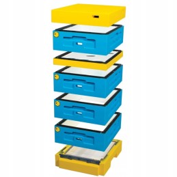 Dadant 1/2 avilys su higienišku dugnu, putų polistirolo avilys