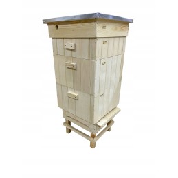 Wielkopolska avilys, apšiltintas, 2 korpusai, 1 2 aliuminio stogas