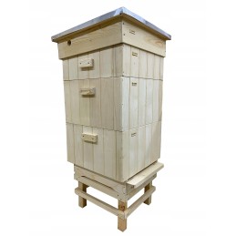 Wielkopolska avilys, apšiltintas, 2 korpusai, 1 2 aliuminio stogas