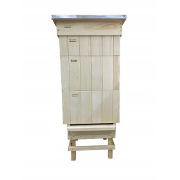 Wielkopolska avilys, apšiltintas, 2 korpusai, 1 2 aliuminio stogas