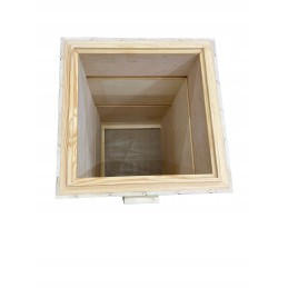 Wielkopolska avilys, apšiltintas, 2 korpusai, 1 2 aliuminio stogas