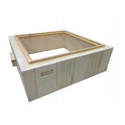 Wielkopolska avilys, apšiltintas, 2 korpusai, 1 2 aliuminio stogas