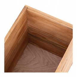 Medinis bičių avilys su metaliniu dangteliu, 10 rėmelių, 2 korpusai