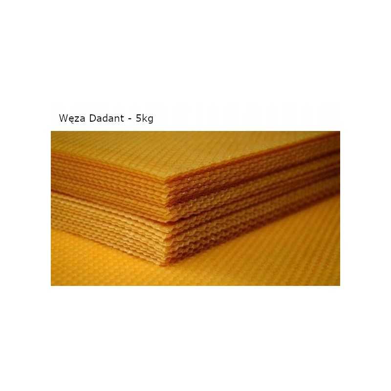 Siūlome bičių vaško dadant 5,37 mm - labai gerai!