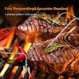 Inkbird isc-007bw grilio pūstuvas, temperatūros stebėjimo grilio ventiliatorius su automatiškai reguliuojamu pūtimo greičiu, kam
