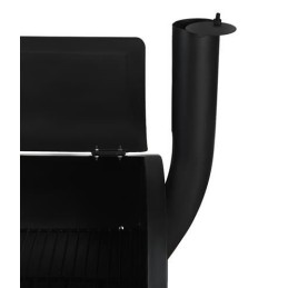 Dviejų funkcijų sodo grilis su rūkykla