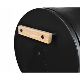 Dviejų funkcijų sodo grilis su rūkykla