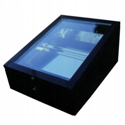 Saulės lydymo aparatas su rūgštims atspariu izoliaciniu stiklu