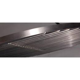 Didelės nerūdijančio plieno grotelės laužams, apvalios, 100 inox