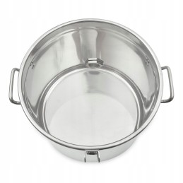 Nerūdijančio plieno skaidrintuvas 100L medui su dangteliu, užsegimais ir ausytėmis - BRCtech