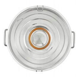 Nerūdijančio plieno skaidrintuvas 100L medui su dangteliu, užsegimais ir ausytėmis - BRCtech