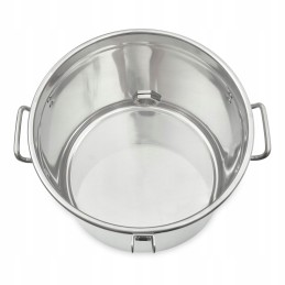 Nerūdijančio plieno medaus skaidrintuvas 100l su rankenomis ir užsegimais - brctech