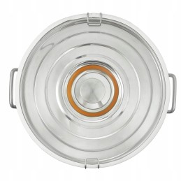 Nerūdijančio plieno medaus skaidrintuvas 100l su rankenomis ir užsegimais - brctech