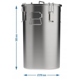 Maža namų rūkykla 35l puode ant dujinės viryklės