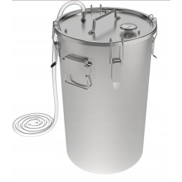 Maža namų rūkykla 35l puode ant dujinės viryklės