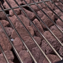 Dujų grilis + žarna + reduktorius - Landmann dviejų degiklių vežimėlis - pjezo uždegimas mygtuke