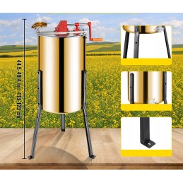 RANKINIS MEDUS IŠTRAUKTAS ULA HONEY EXTRAACTOR 3 RĖMO ĮSTRIŽIAUS SEPARATORIAUS