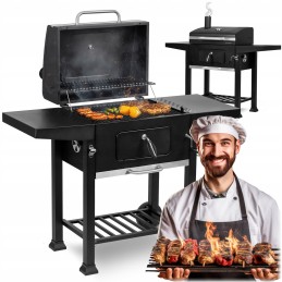Grilis su anglimis su dviem bbqchef™ lentynomis