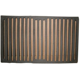 Ketaus grotelės rūkyklai, griliui, židiniui, 56x34