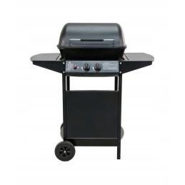 Activa 2 degiklių dujinis grilis 5,4 kW 50x32 cm, dangtis, šoninės lentynos, ratai