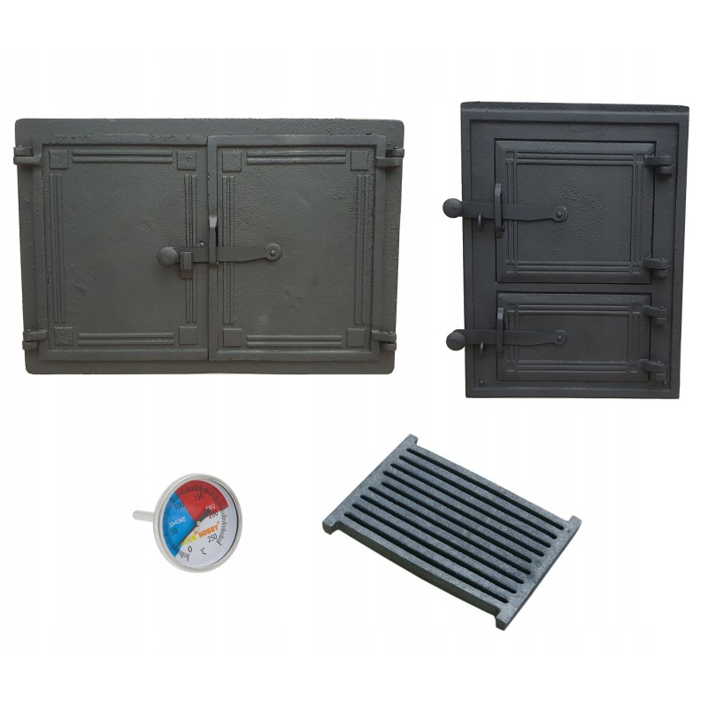 1. ketaus durys, stačiakampės,